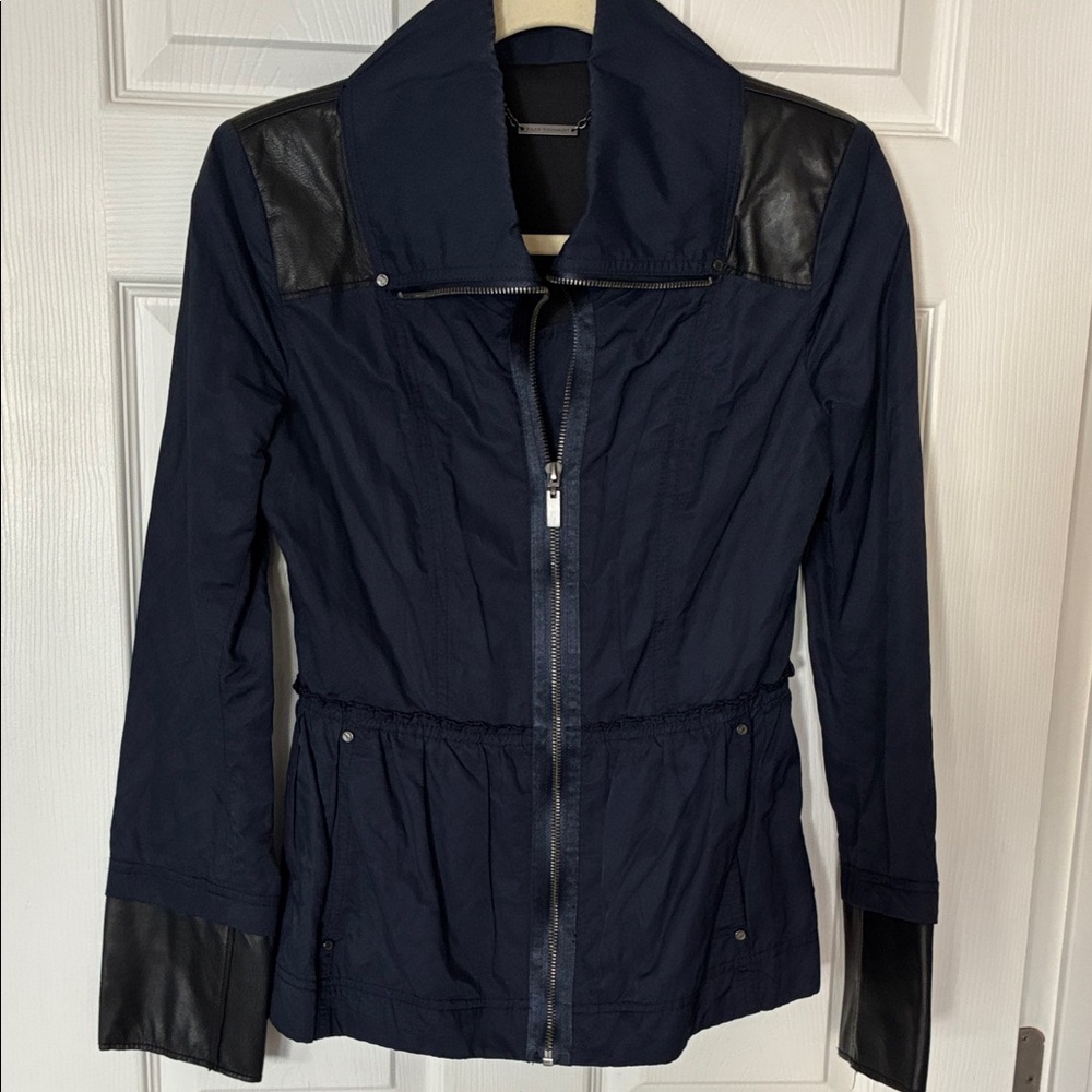 Women's Navy and Black Jacket